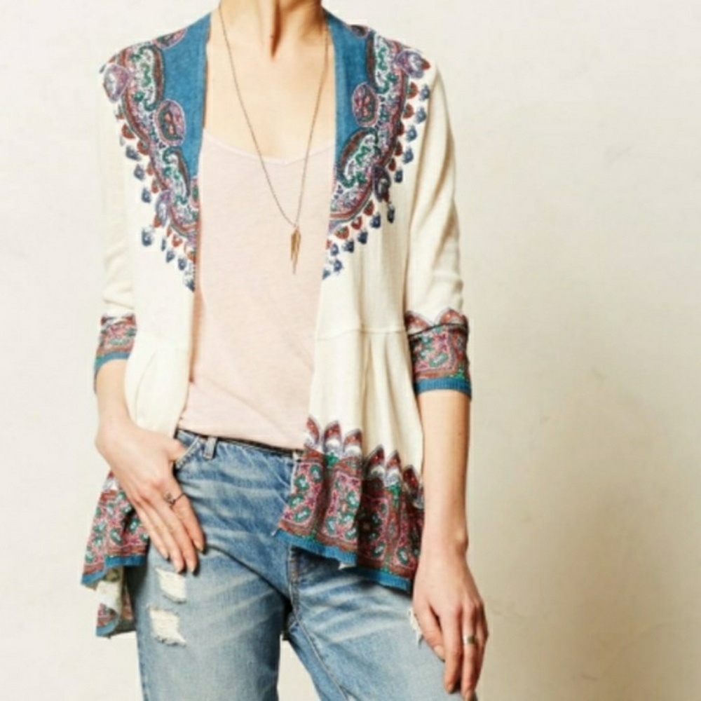Anthro. Cleophee Cardigan